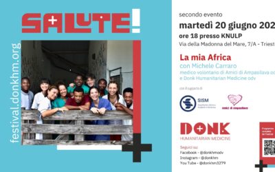 “La mia Africa” (My Africa), the second event of the Festival SALUTE! is going to be held on the 20th of June, 6 pm at KNULP in Trieste