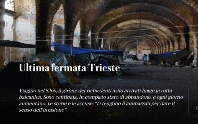 La Repubblica dedica un articolo alla condizione di emergenza ai Silos (Trieste)