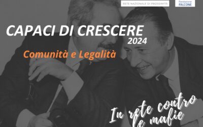 Anche Donk HM odv partecipa all’evento “Capaci di crescere – Legalità e Prossimità in Rete” organizzato da Fondazione Ebbene