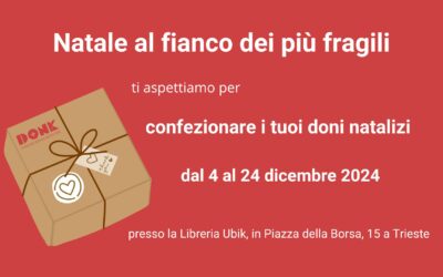 Donk HM odv e il Natale solidale presso la Libreria Ubik di Trieste